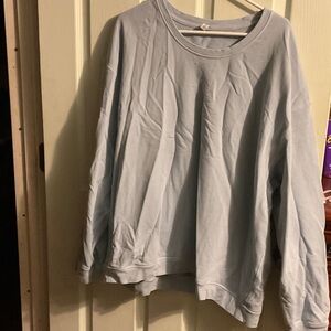 Light Blue Crewneck Sweater - Unbranded